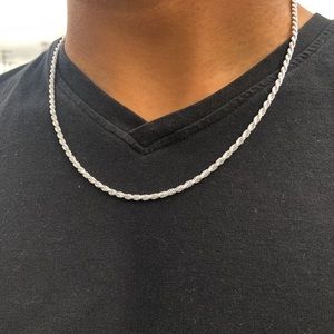 Rope Sterling Silver .925 Made in Italy